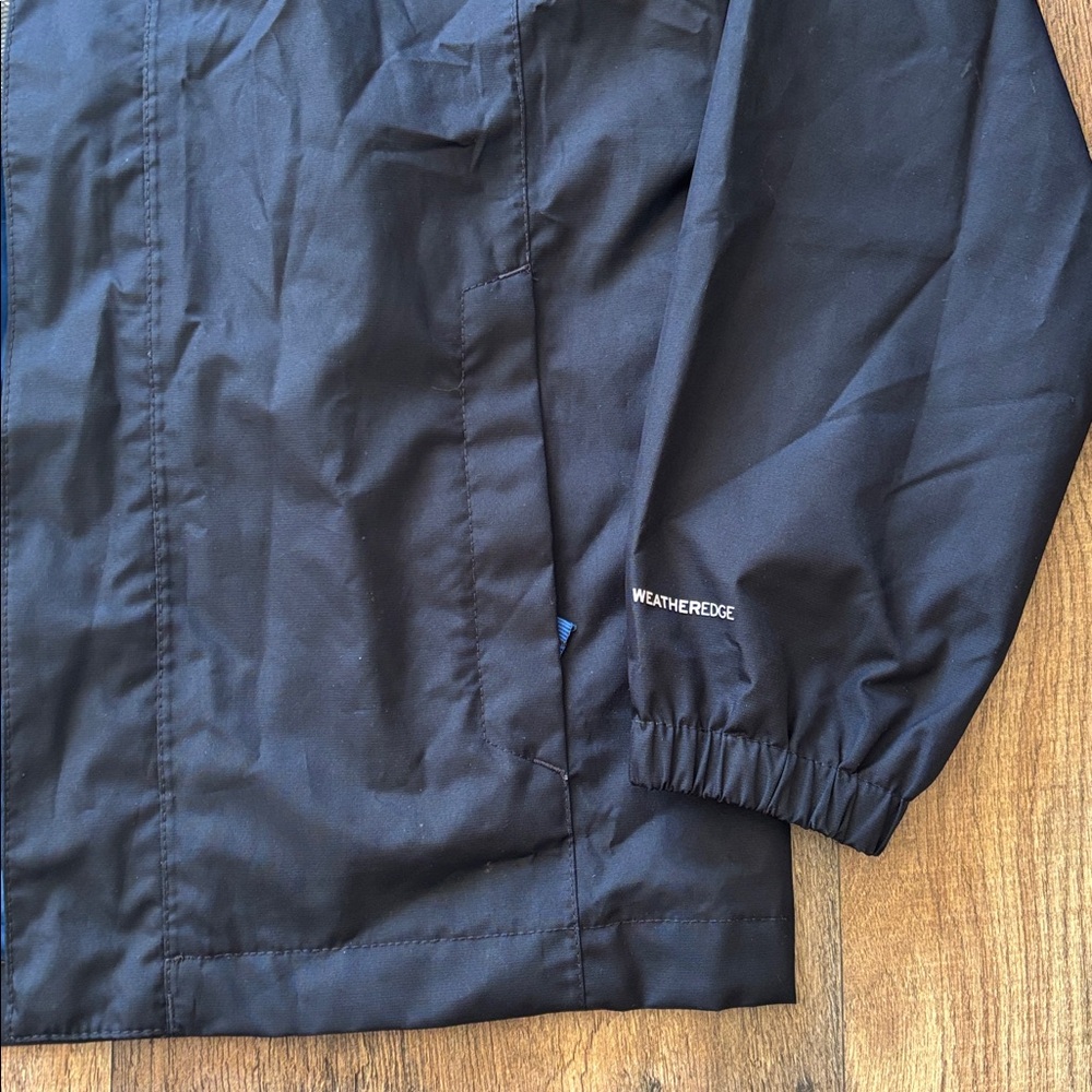 Eddie Bauer Kids Navy Blue Rain Jacket Windbreaker size XL 14 - Picture 2 of 8